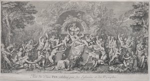 Le quattro feste: Festa del dio Pan da Claude Gillot