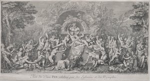 Le quattro feste: Festa del dio Pan da Claude Gillot