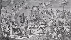 Il sabba delle streghe da Claude Gillot