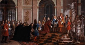 Riparazione fatta al Re Luigi XIV dal Doge di Genova da Claude Guy Halle