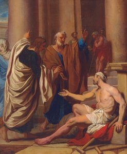 San Pietro guarisce lo zoppo da Claude Guy Halle