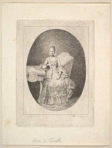 Ritratto di Marguerite Le Comte da Claude Henri Watelet