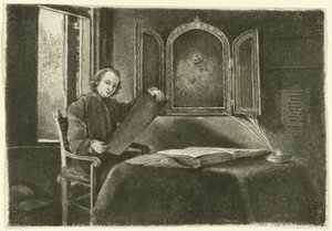 Ritratto di Ponce-François Copette come Abraham Francen da Claude Henri Watelet