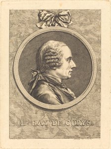 L. Bay de Curys da Claude Henri Watelet after Charles Nicolas Cochin II