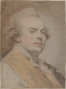 Autoritratto, c.1780 da Claude Jean Baptiste Hoin