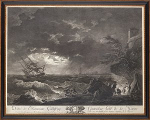 Incisioni in acciaio francesi da Claude Joseph (after) Vernet