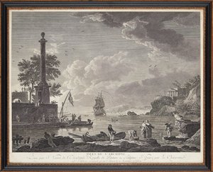 Incisioni in acciaio francesi da Claude Joseph (after) Vernet