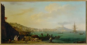 Una vista di Napoli e del Vesuvio ... da Claude Joseph Vernet