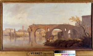 Le Ponte Rotto a Roma da Claude Joseph Vernet