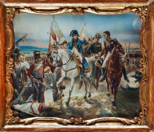 Napoleone alla battaglia di Friedland (1807) da Claude Joseph Vernet