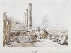 Rovine del Tempio di Serapide a Pozzuoli, 1750