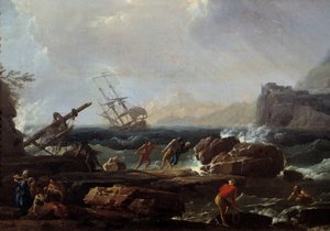 Scena di naufragio