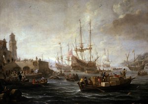 Paesaggio marino da Claude Joseph Vernet