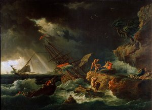 Tempesta al mare, 1740s da Claude Joseph Vernet
