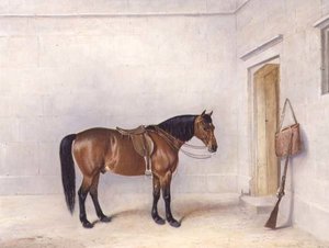Pony da caccia sellato da Claude L. Ferneley