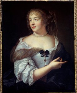Ritratto della donna di lettere Marie de Rabutin Chantal, Marchesa di Sévigné (1626-1696) da Claude Lefebvre