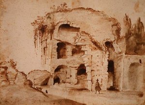 Una rovina sul Palatino da Claude Lorrain