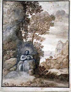 Paesaggio con la Maddalena da Claude Lorrain