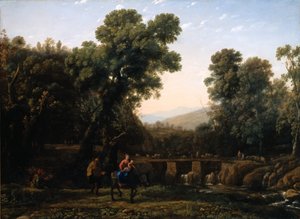 La fuga in Egitto da Claude Lorrain (1600 82)