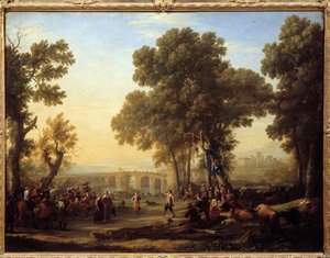 La festa paesana da Claude Lorrain