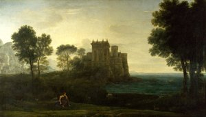 Paesaggio con Psiche davanti al palazzo di Cupido o il castello incantato