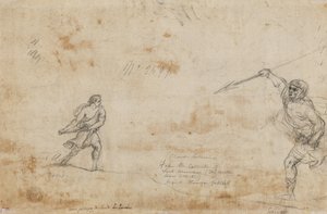 Davide e Golia verso, c. 1645