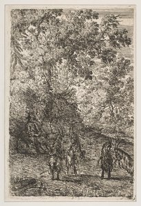 Quattro capre (sezione sinistra di Le capre)