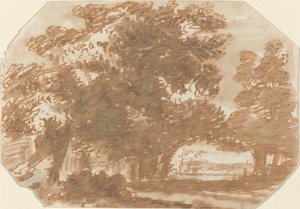 Boschetto di alberi da Claude Lorrain