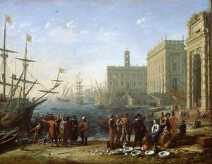 Scena del Porto da Claude Lorrain