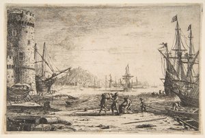Porto con una grande torre