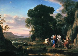 Il giudizio di Paride da Claude Lorrain