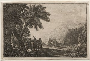Paesaggio con briganti, 1633 da Claude Lorrain