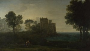 Paesaggio con Psiche fuori dal Palazzo di Cupido Il Castello Incantato, 1664