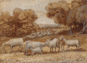 Paesaggio con pecore da Claude Lorrain