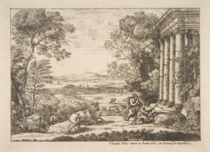 Mercurio e Argo da Claude Lorrain