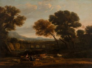 Paesaggio pastorale da Claude Lorrain