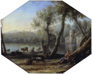 Paesaggio pastorale da Claude Lorrain