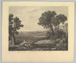 Paesaggio marino con Bacco e Arianna, 1742 da Claude Lorrain