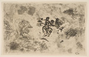 Donna seduta e altri schizzi, ca. 1630-33 da Claude Lorrain
