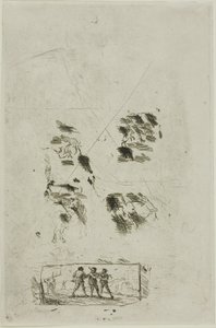 Studio per una scena con briganti da Claude Lorrain