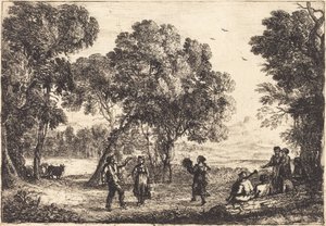 La danza campestre (piccola lastra)
