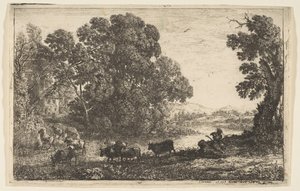 Il mandriano, 1636 da Claude Lorrain
