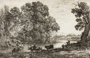 Il mandriano, 1636 da Claude Lorrain