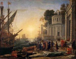 Lo Sbarco di Cleopatra a Tarso da Claude Lorrain