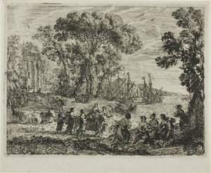 Il Ratto di Europa da Claude Lorrain