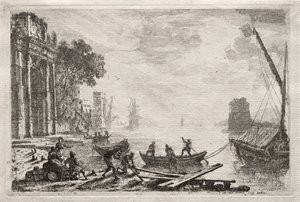 Il tramonto da Claude Lorrain