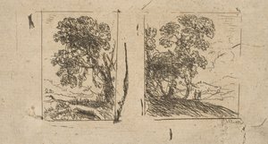 I due paesaggi da Claude Lorrain