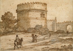 Tomba di Cecilia Metella da Claude Lorrain