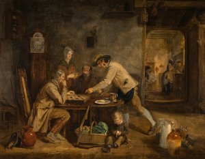 I giocatori di dama, 1844