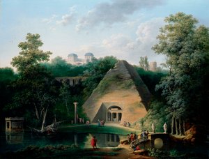 La piramide al castello di Maupertuis, c.1785